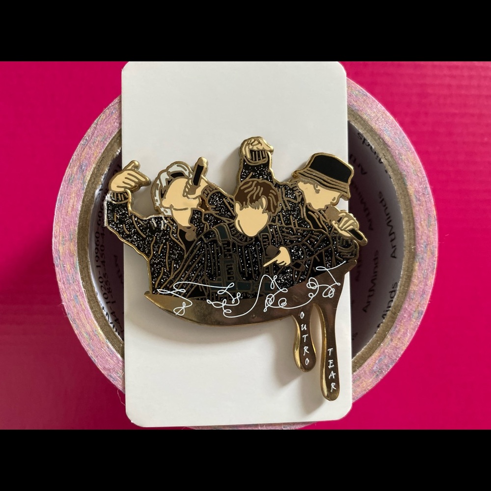 BTS Enamel Pin Kpop Pin Rapline Tear